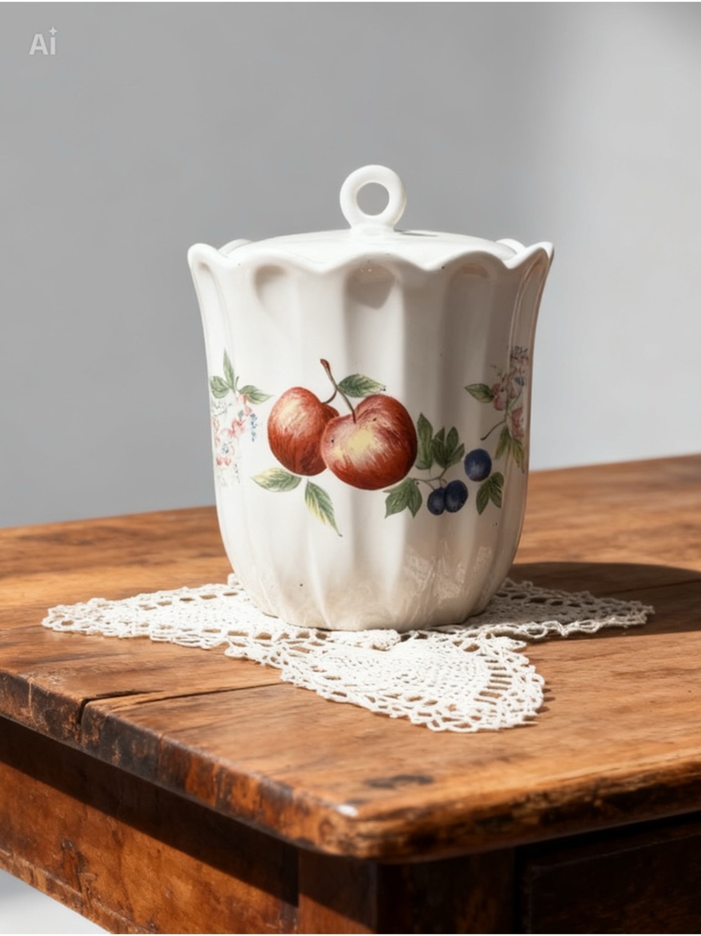 Corelle Chutney Canister With Lid-7.5 inches tall
